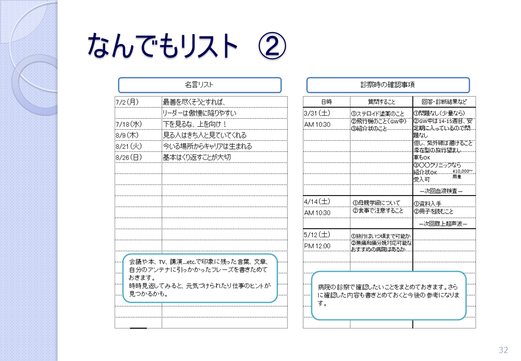 なんでもリスト②